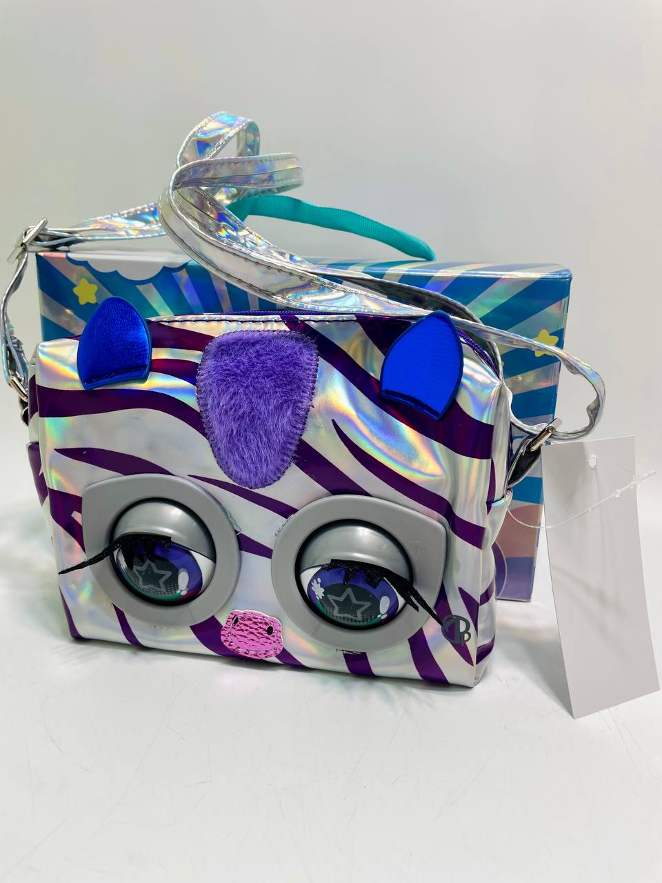 Интерактивная сумочка издает звуки от батареек 2 режима работы реагирует на прикосновение в коробке (С 62909 40) - фото 5