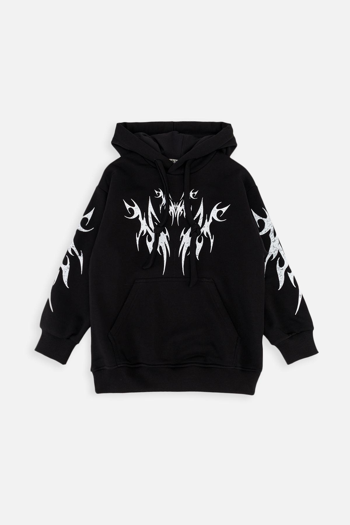 Худи для мальчика 140 см Черный (SKT001044136)