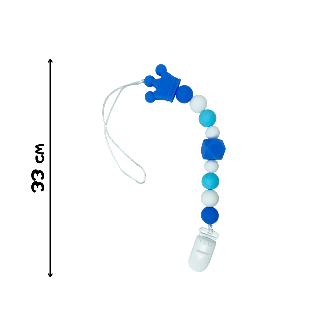 Цепочка силиконовая Корона Синий (337) - фото 2 Цепочка силиконовая Корона Синий (337) - фото 2