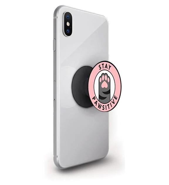 Попсокет для телефону PopSockets Лапка Чорний (pop12)