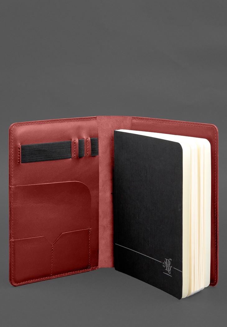 Кожаный блокнот А5 Софт-бук 9.4 Красный (A-028803) - фото 3 Кожаный блокнот А5 Софт-бук 9.4 Красный (A-028803) - фото 3