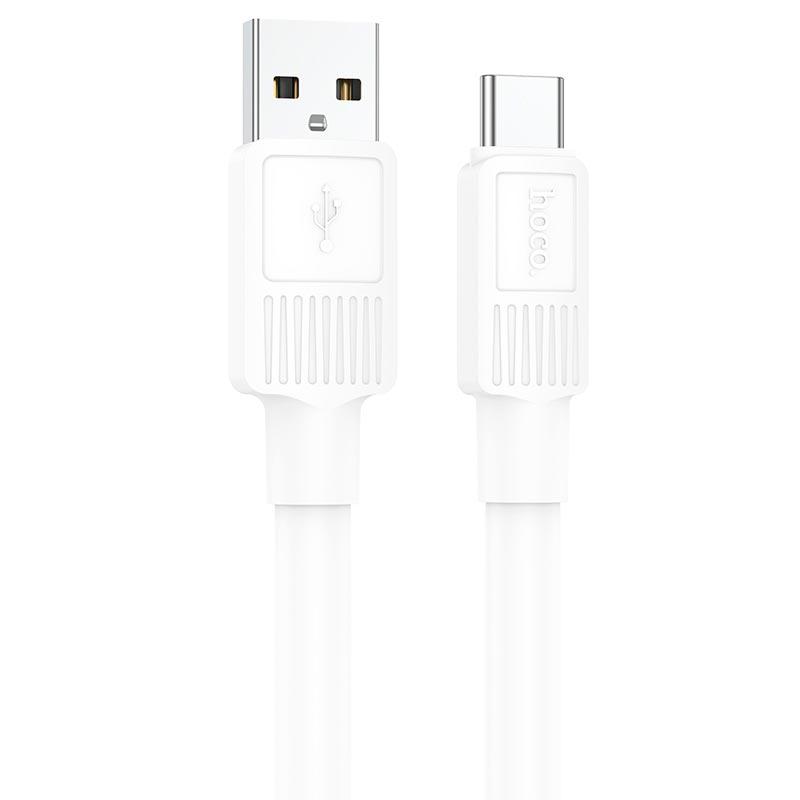 Кабель Hoco Type-C Solid charging data cable X84 3 A 1 м White (557969)