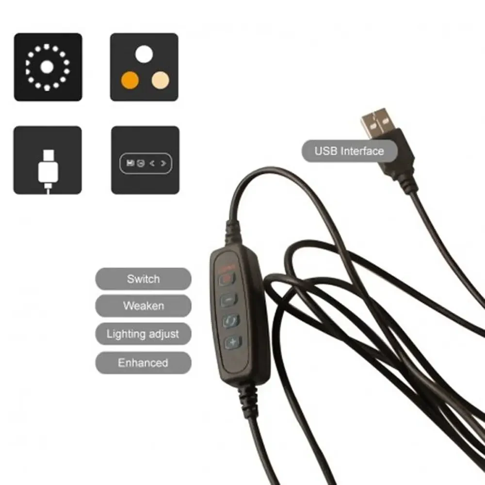 Кольцевая лампа Ring Light LED 30 см (LIG30) - фото 6