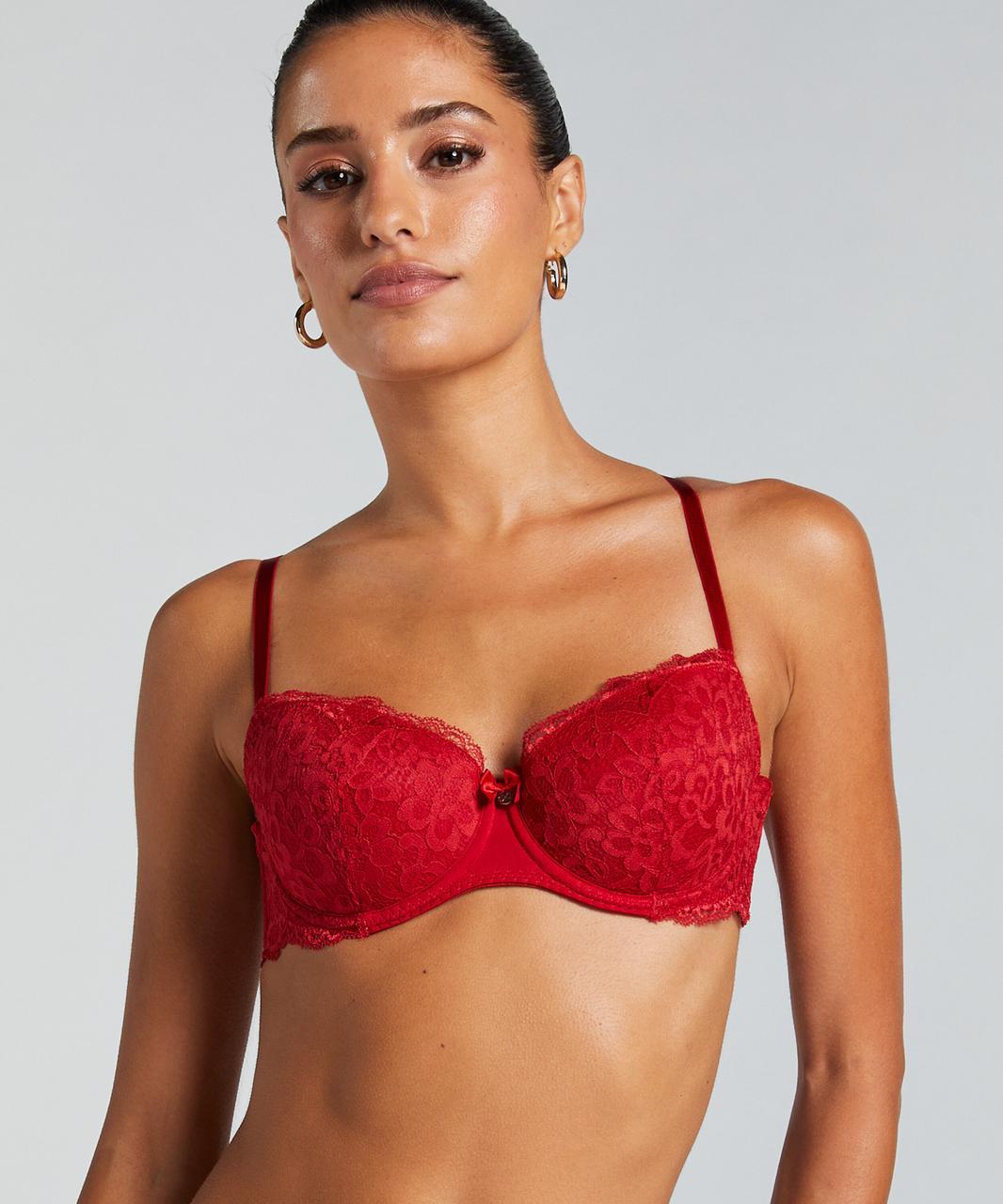 Бюстгальтер Hunkemoller Marine PD 75B Червоний