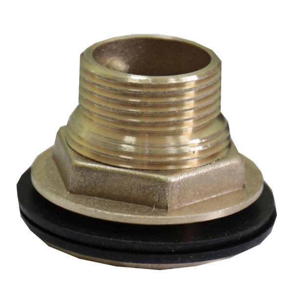 Врізка в бак Wiangi латунь 1" - фото 1 Врізка в бак Wiangi латунь 1" - фото 1