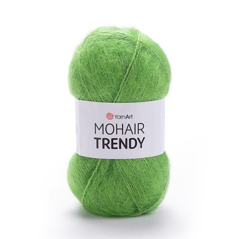 Пряжа YarnArt Mohair Trendy 137 Салатовый