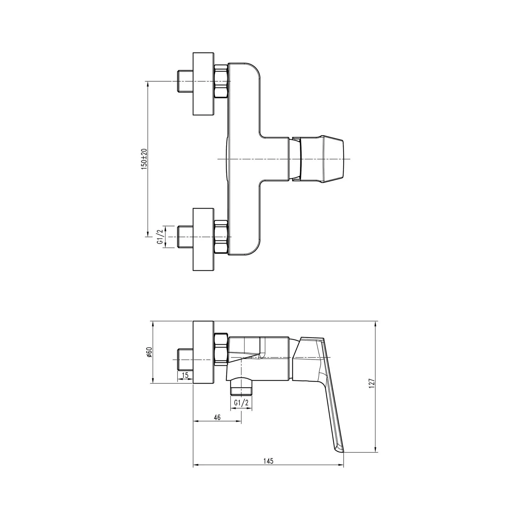 Змішувач для душу Topaz Lexi TL 21701-H57-BL (GSR-000019556) - фото 6 Змішувач для душу Topaz Lexi TL 21701-H57-BL (GSR-000019556) - фото 6