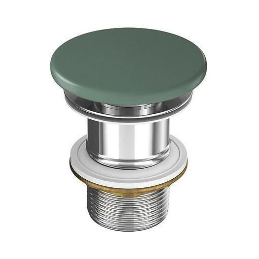 Клапан донный Cersanit Larga Click-Clack для раковины 1 1/4" Зеленый матовый (GRM-K677-097)
