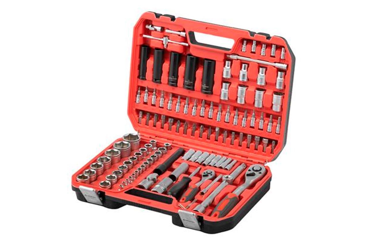 Набір інструменту Intertool 1/4"x1/2"x111од RED (ET-9111)
