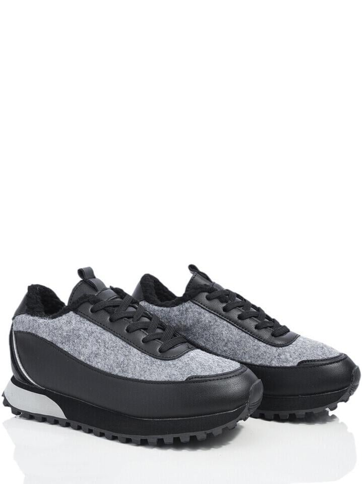 Кроссовки Stilli CXN1540-8 на меху р. 37 Серо-черный