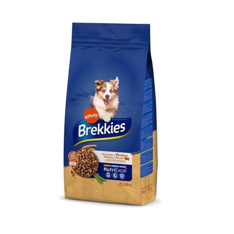 Корм сухий для дорослих собак Brekkies Dog Lamb з ягням та овочами 20 кг (927407/8410650867311)