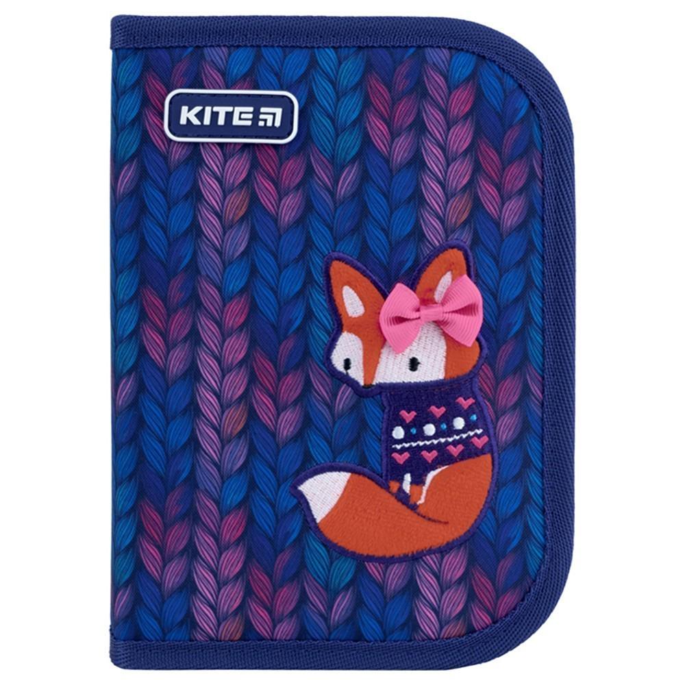 Пенал без наполнения KITE Fox 1 отделение (K22-621-9)
