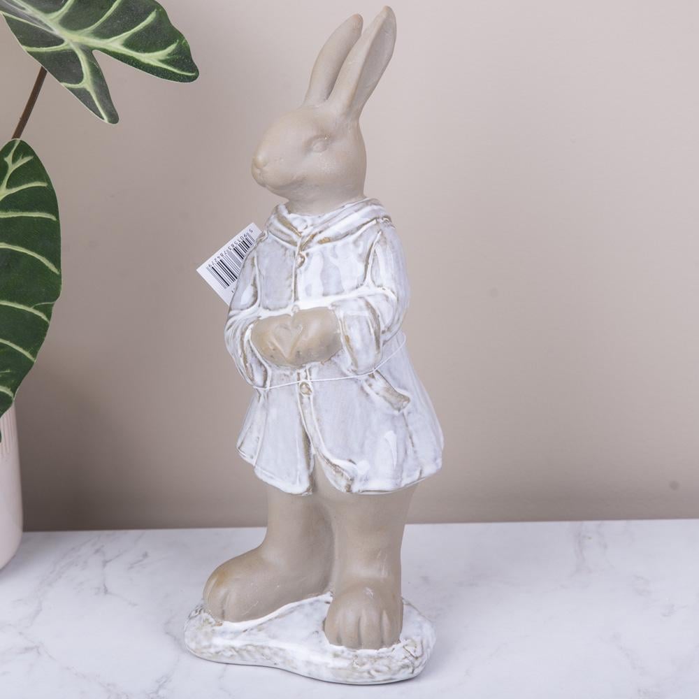 Статуэтка кролик в пальто (LI002673)