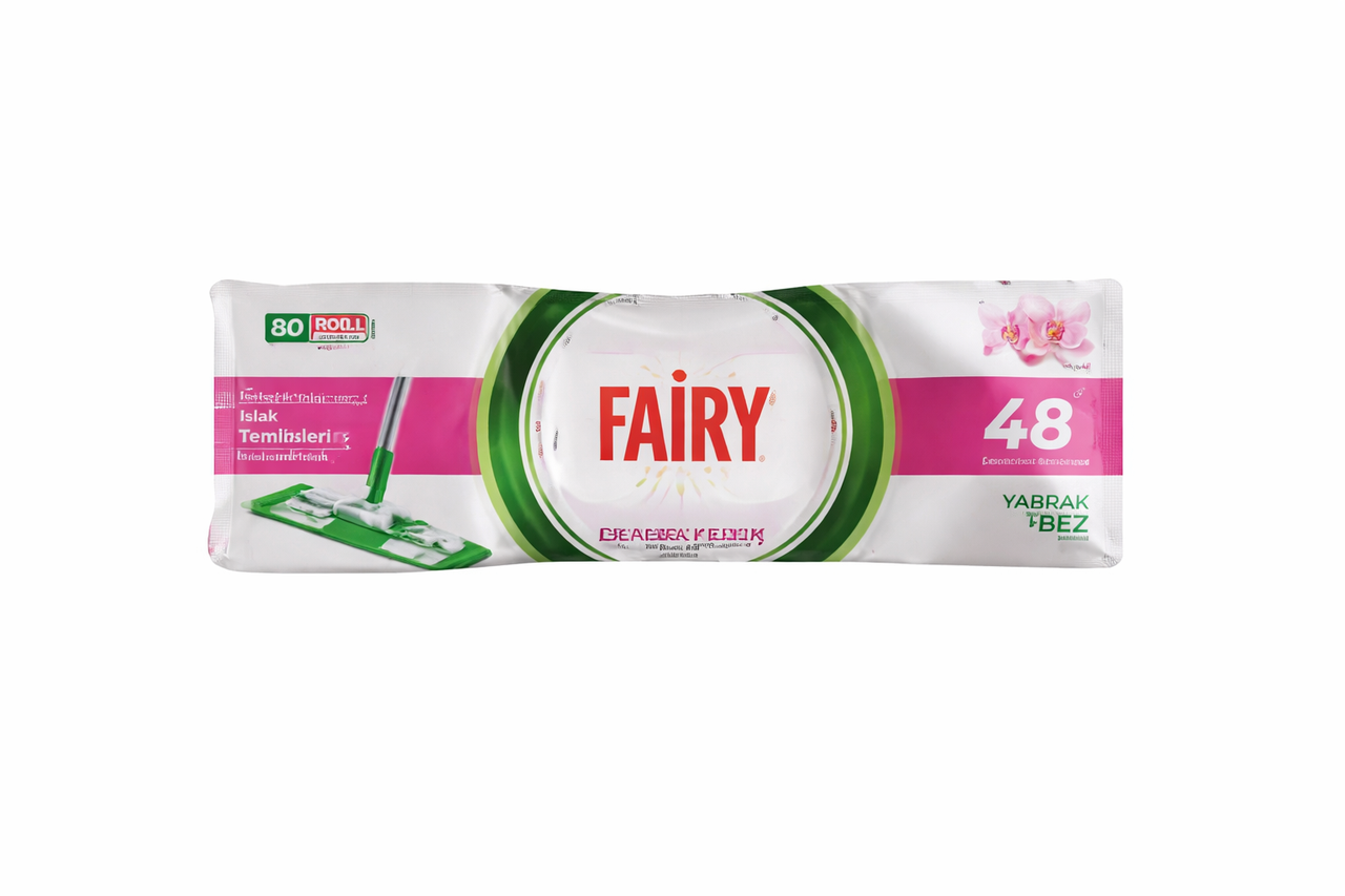 Влажные салфетки для пола Fairy Power с ароматом лилии 50 шт.