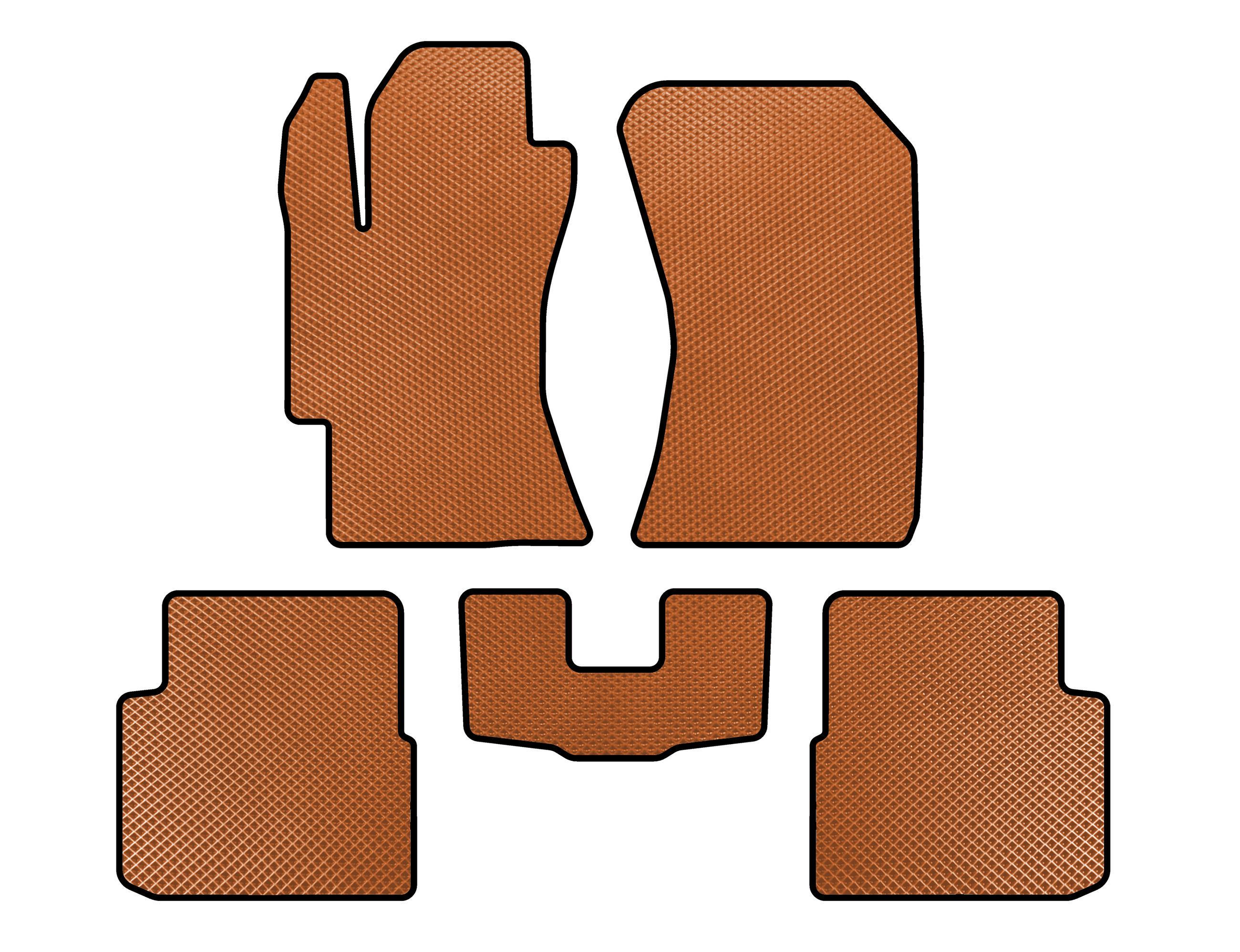 Коврики EVA Digital Designs для Subaru Impreza 2007-2011 гг. Оранжевый (144955)