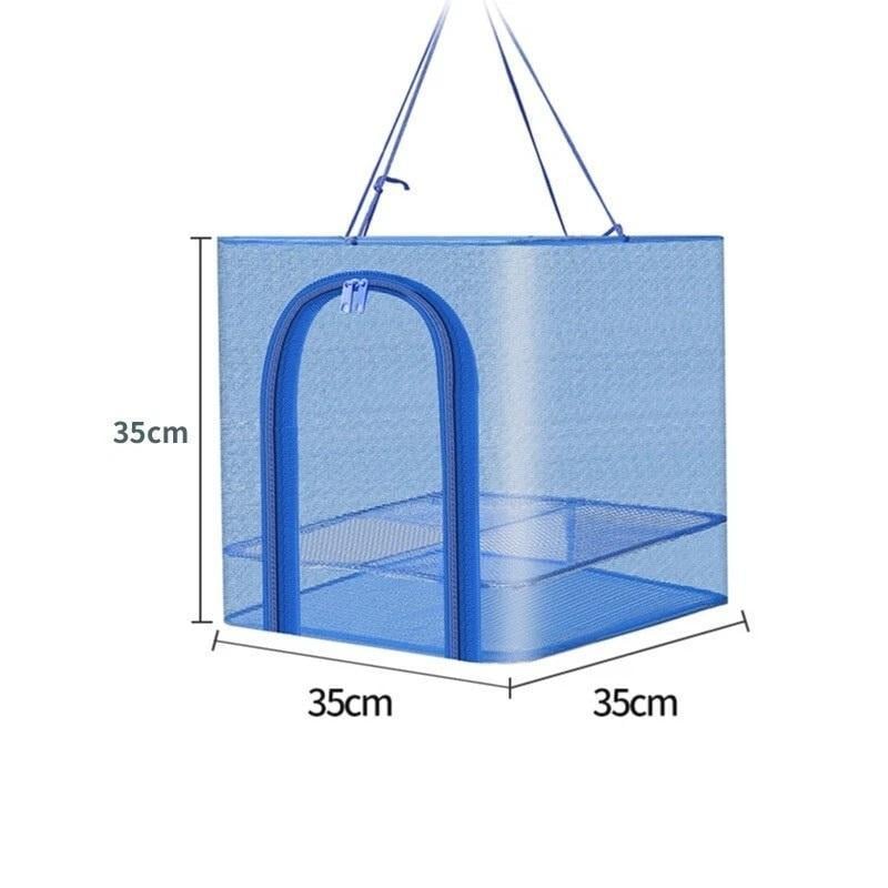 Сушарка для риби/фруктів/овочів/грибів підвісна 1 рівень 35х35х35 см (НР051545) - фото 6