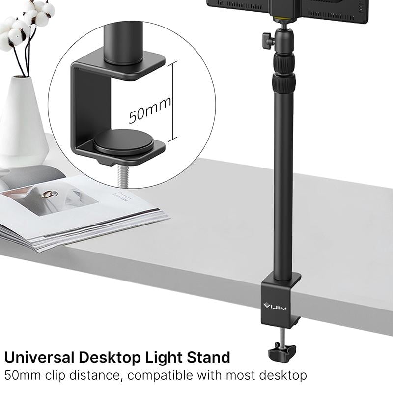 Штатив-держатель Ulanzi Vijim Desktop Extendable Light Stand UV-2248 LS01 (2248) - фото 8