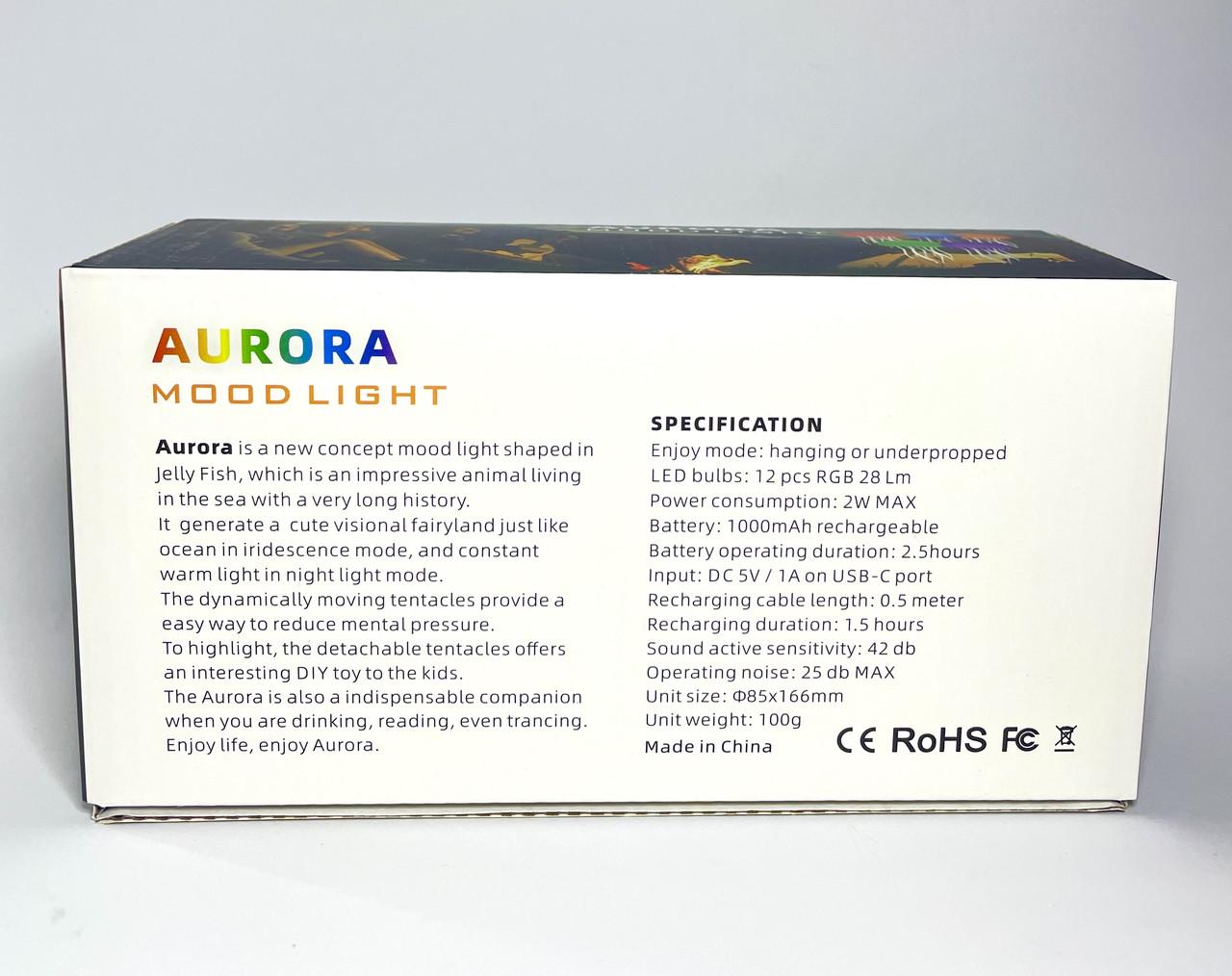 Нічник 3D Медуза з голосовим керуванням - фото 6 Нічник 3D Медуза з голосовим керуванням - фото 6