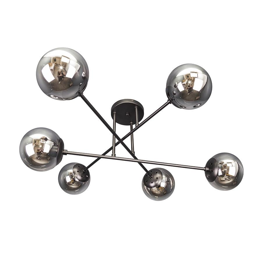 Люстра 7529804-6 BK+BK Чорний (LVS4924) - фото 1 Люстра 7529804-6 BK+BK Чорний (LVS4924) - фото 1