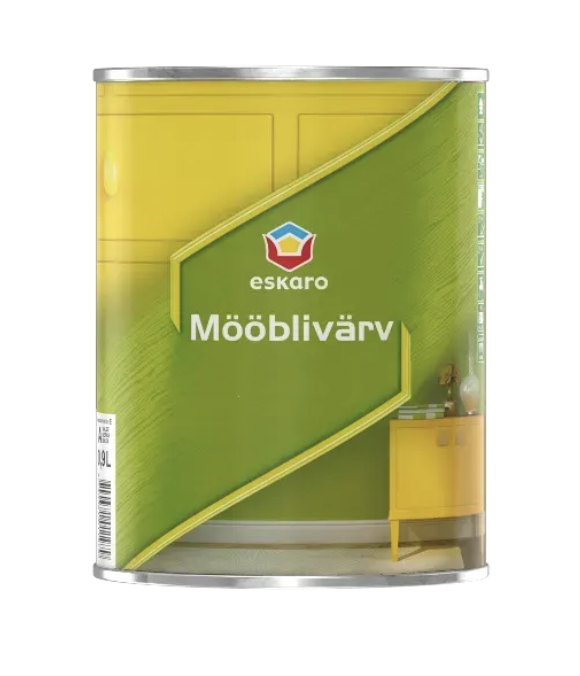 Емаль акрилова Eskaro MOOBLIVARV для меблів 0,9 л В1 Білий (1702136777)