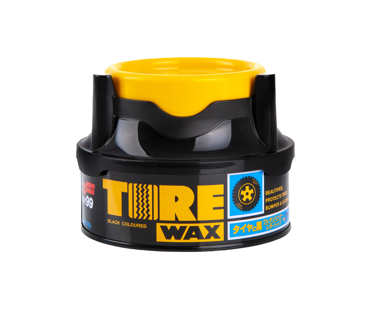 Чернение для шин воскового типа SOFT99 Tire Black Wax