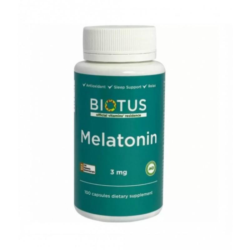 Мелатонін Biotus Melatonin 3 мг 100 капс. (BIO-530395)