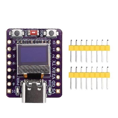 Плата розробника ESP32-C3 з дисплеєм 0,42" підтримкою Wi-Fi та Bluetooth інтерфейс/Type-C мікроконтролер для IoT-проєктів (2455-91a57)