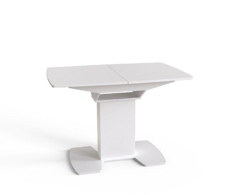 Стол-трансформер кухонный обеденный раскладной Artinhead Shanghai 75х110 ( 31.4) из ЛДСП и МДФ Белый