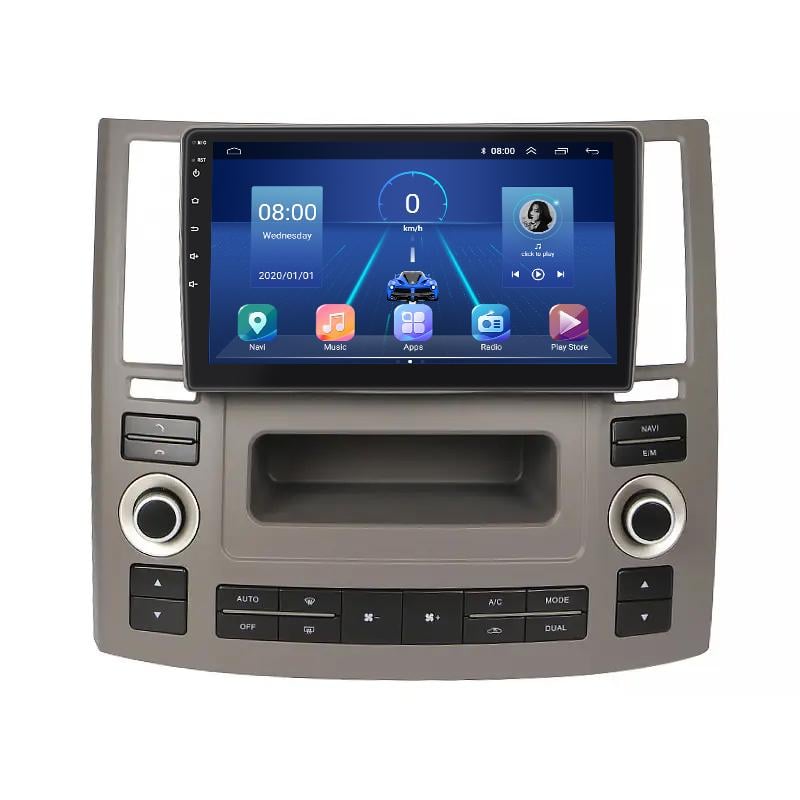 Автомагнітола штатна Lesko Top для Infiniti FX I S50 рестайлінг 2006-2009 р. 4G/Wi-Fi/GPS 4/64 GB 9" (12032-71887)