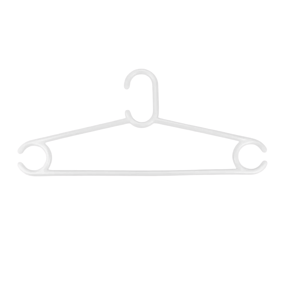 Плечики для одягу пластикові SoloPlast р. 44-46 402x10x179 мм 10 шт. (2668268590) - фото 2