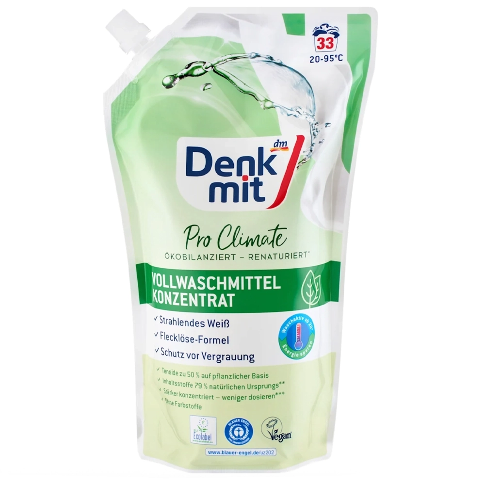 Гель для стирки белого белья DenkMit Pro Climate концентрированный 1 л 33 стирки (EPI-15102025-717)