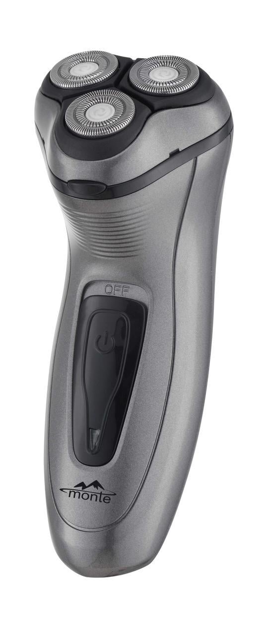 Электробритва-триммер роторная Monte MT-5003G от сети/плавающие головки/сухое бритье 3 Вт (33348752)