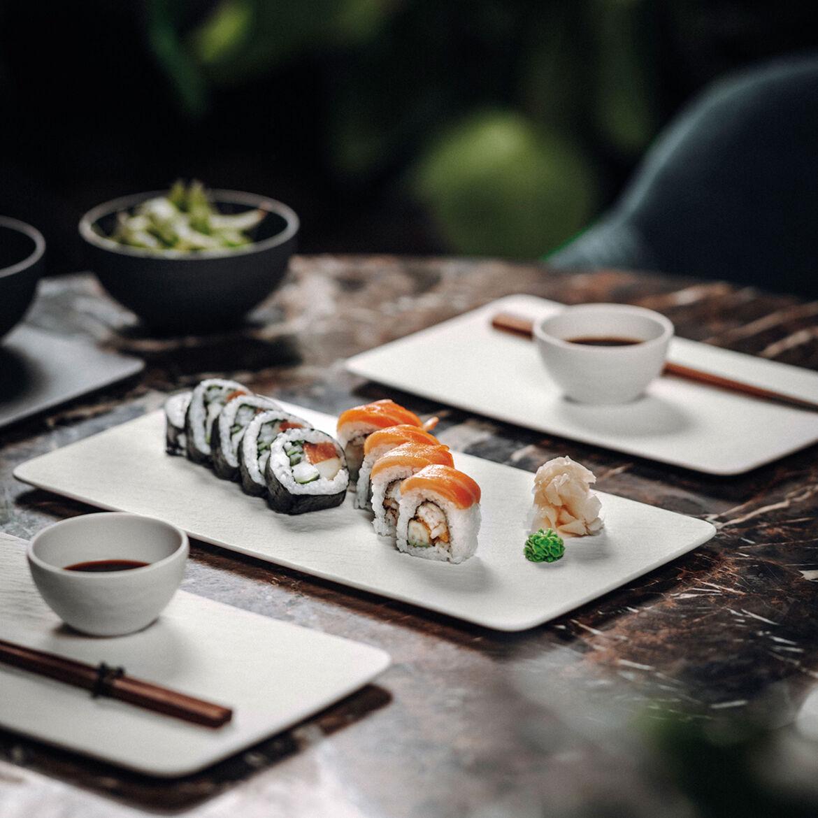 Блюдо Villeroy & Boch Manufacture Rock Blanc 35х18 см (1042402281) - фото 5 Блюдо Villeroy & Boch Manufacture Rock Blanc 35х18 см (1042402281) - фото 5