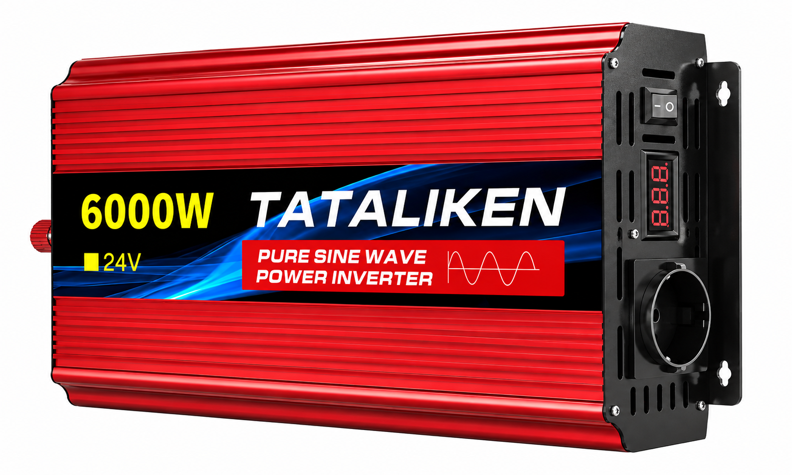 Инвертор чистый синус Tataliken для холодильника/котла и ноутбука 6000W 24-220V (37778942)