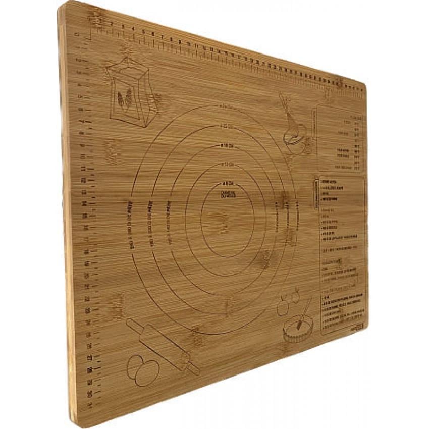 Доска кухонная для раскатывания теста и нарезки Eurogold 7108200026 бамбуковая 46х36х1,5 см (2073041505) Доска кухонная для раскатывания теста и нарезки Eurogold 7108200026 бамбуковая 46х36х1,5 см (2073041505)