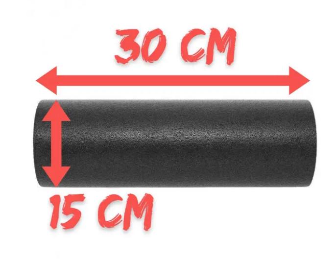 Набір для масажу PowerPlay PP-4094 EPP ролик 30x15 см/2 м'ячі/гумка 11 кг Red (PP_4094_Red) - фото 2