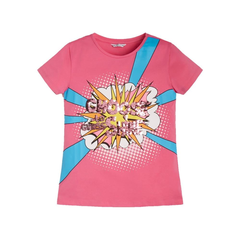 Футболка Guess Kids Pop J1RI12K6YW1 G607 152 см Pink (22468-17696)
