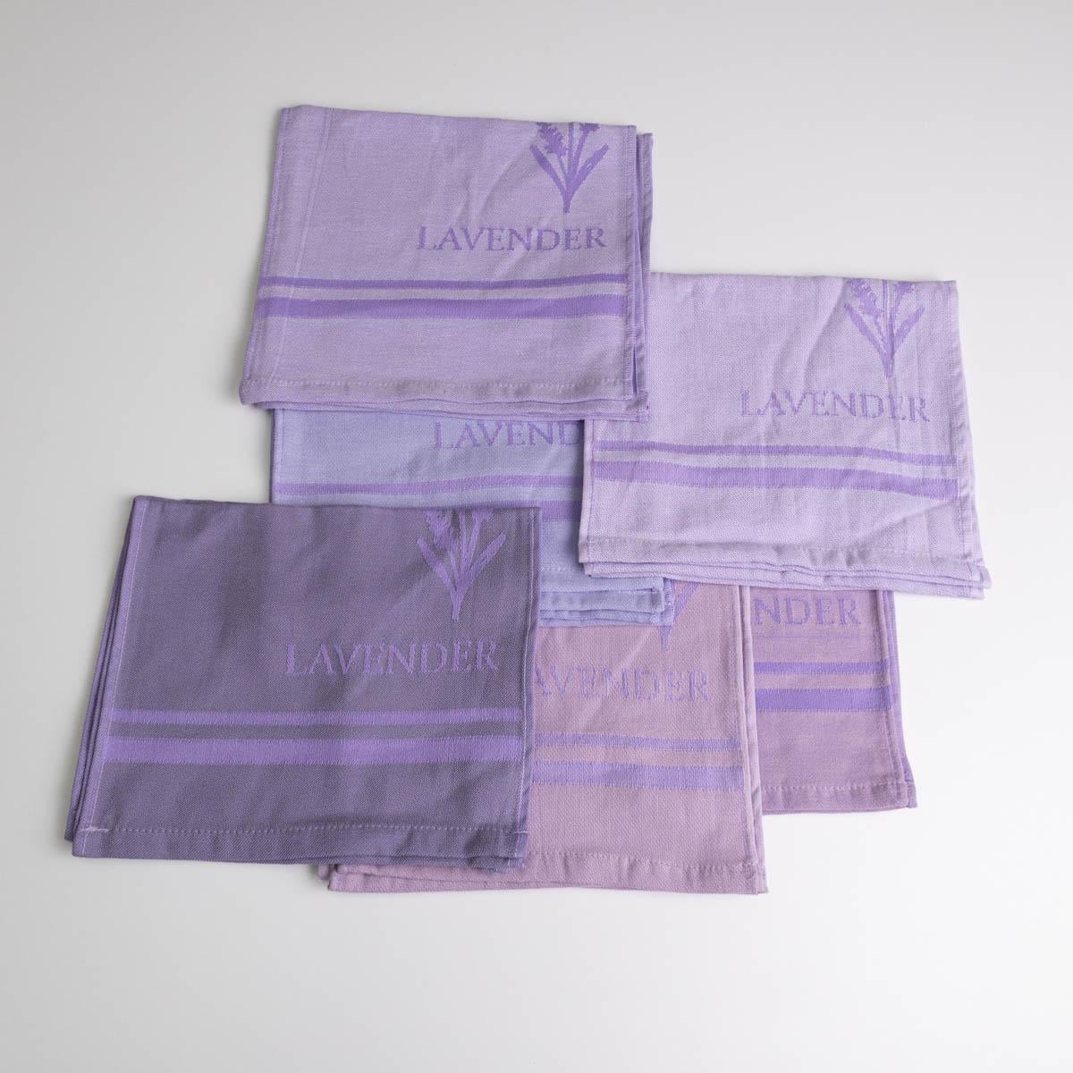Набор полотенец Lavender пестротканые хлопок 260 г/м2 30х50 см 12 шт. Разноцветный (pt-260-50-allcolor)