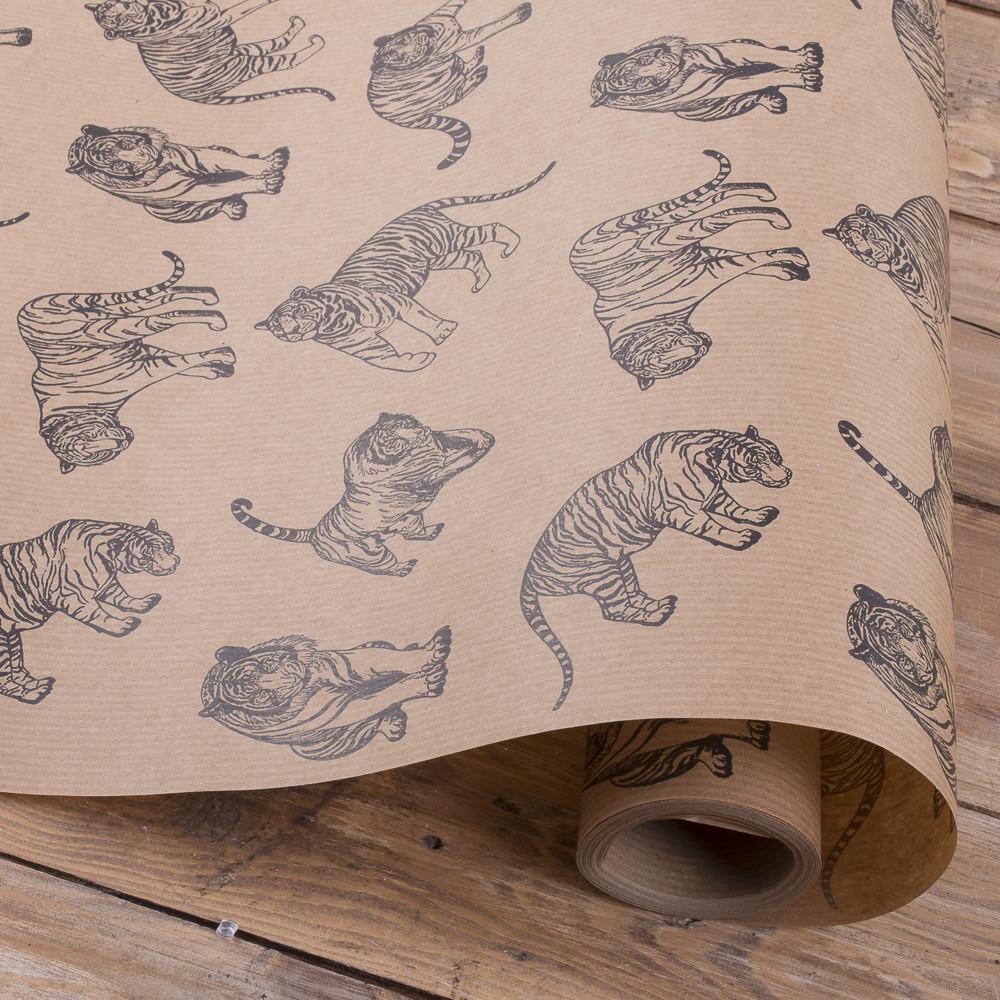 Бумага в рулоне новогодняя Тигр 10 м (3832-69)