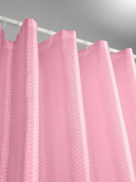Штора для ванной Chaoya текстильная 180х180 см Рожевий (AWN-00459) - фото 2 Штора для ванной Chaoya текстильная 180х180 см Рожевий (AWN-00459) - фото 2