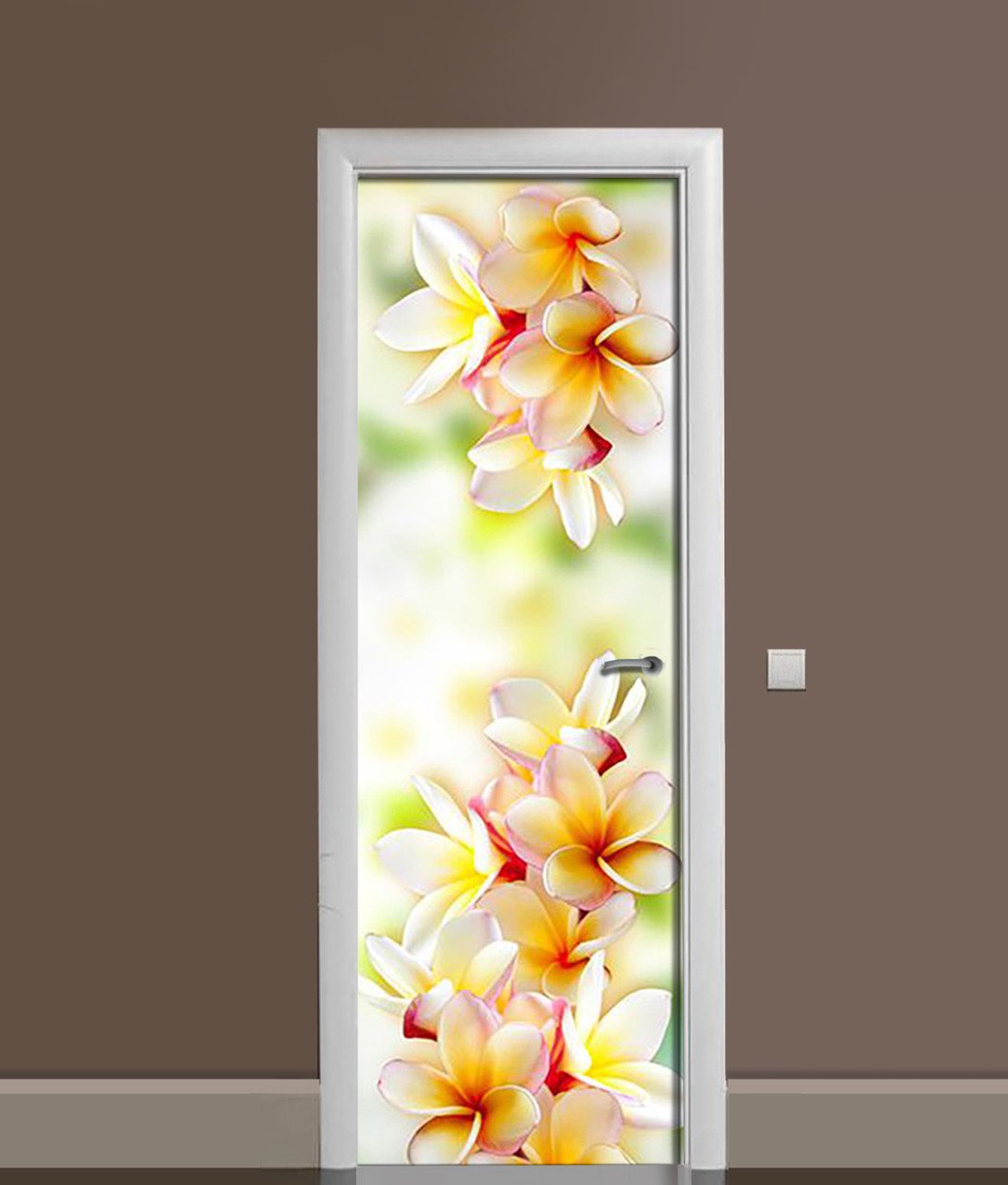 Наклейка 3D на двери Zatarga Гавайские Леи виниловая 650х2000 мм (1294193506)