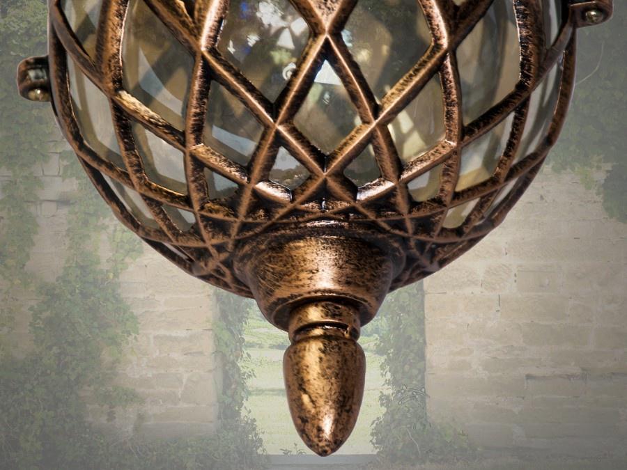 Садово-парковый светильник в классическом исполнении Бронзовый (DJ070-S-W1 GB) - фото 3 Садово-парковый светильник в классическом исполнении Бронзовый (DJ070-S-W1 GB) - фото 3