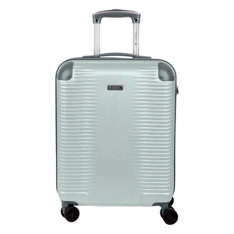 Чемодан на 4-х колесах Gabol Balance XP S 40/45 л Silver (930695)