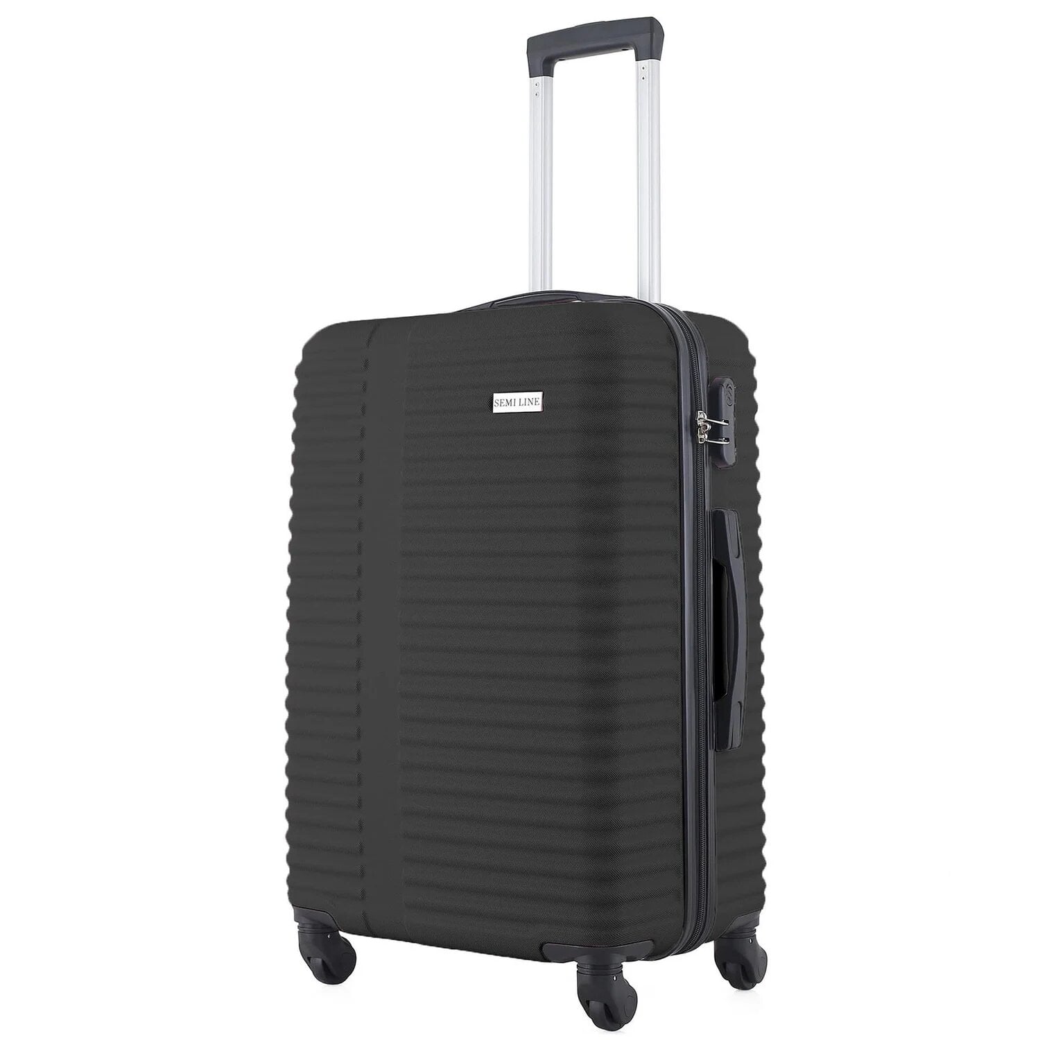 Чемодан Semi Line 24" M ABS-пластик 60 л 66x43,5x25 см Черный (DAS303815)