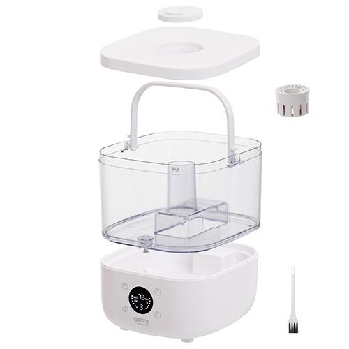 Зволожувач повітря ультразвуковий Camry CR 7973 5 л 23 Вт 100-260 мл/год Білий (id_1829) - фото 9