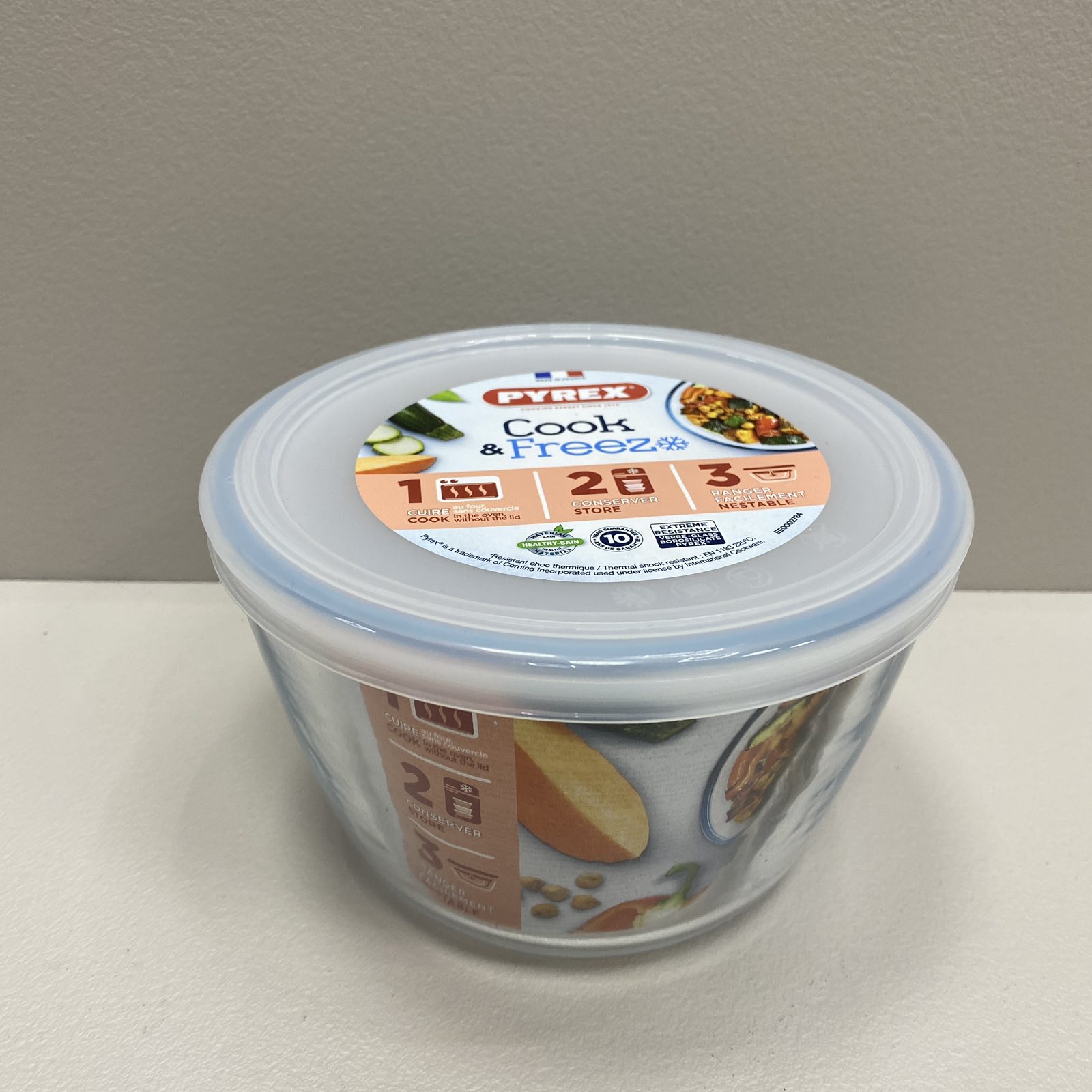 Контейнер Pyrex Cook&Freez 154P001 стеклянный с крышкой 1,1 л (66b1c56a252e696bca046bea) - фото 4 Контейнер Pyrex Cook&Freez 154P001 стеклянный с крышкой 1,1 л (66b1c56a252e696bca046bea) - фото 4