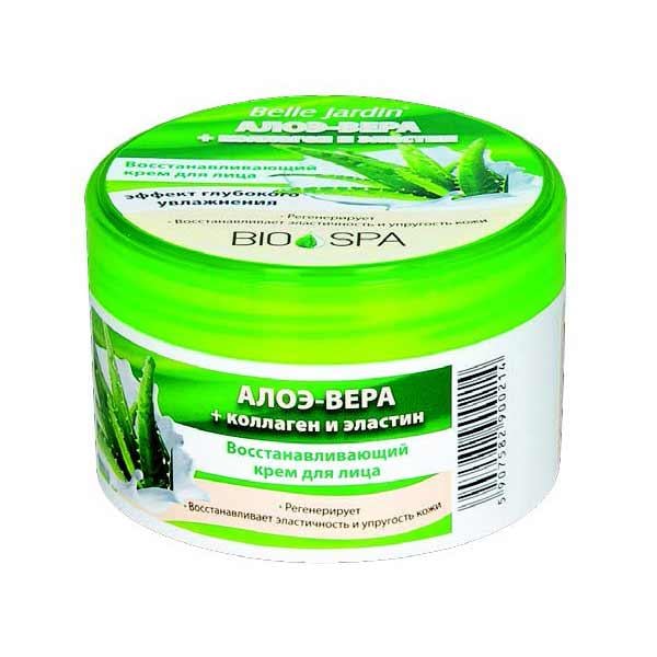 Крем для лица увлажняющий Belle Jardin Spa Naturelle Алоэ-Вера коллаген/эластин 200 мл (8747)
