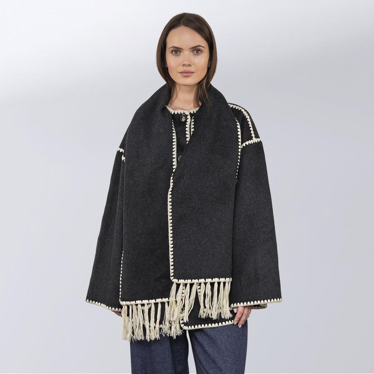 Пальто-куртка жіноча повсякденна TotemE M Чорний (2797308259) - фото 2 Пальто-куртка жіноча повсякденна TotemE M Чорний (2797308259) - фото 2