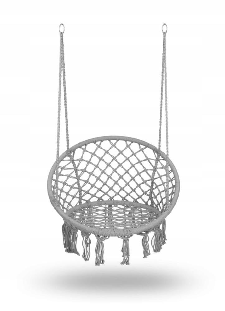 Кресло-гамак подвесное бразильское Bonro B-092 120 кг Серый - фото 11 Кресло-гамак подвесное бразильское Bonro B-092 120 кг Серый - фото 11