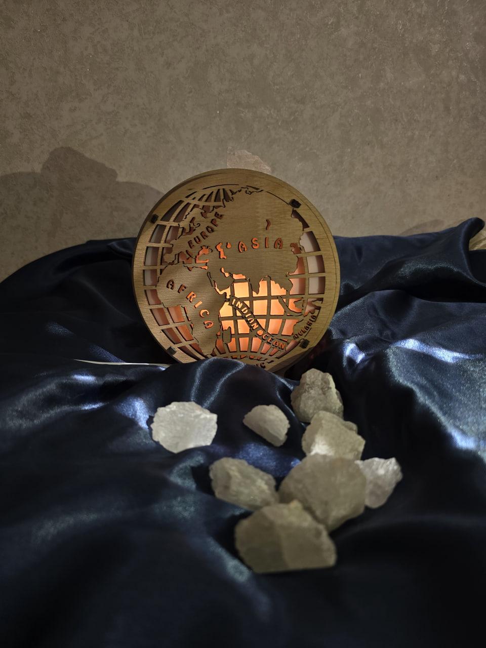 Соляний світильник лампа (663361265-05) - фото 3 Соляний світильник лампа (663361265-05) - фото 3